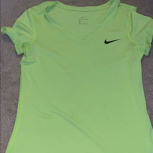 Neon green NIKE